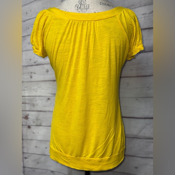 American Dream Bright Yellow Blouse - Picture 2 of 3